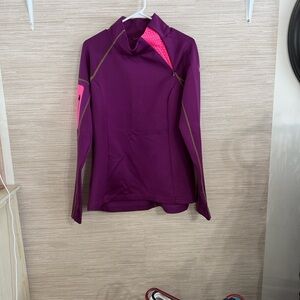 Spyder Helcyon Zip Turtleneck athletic top women's size Large